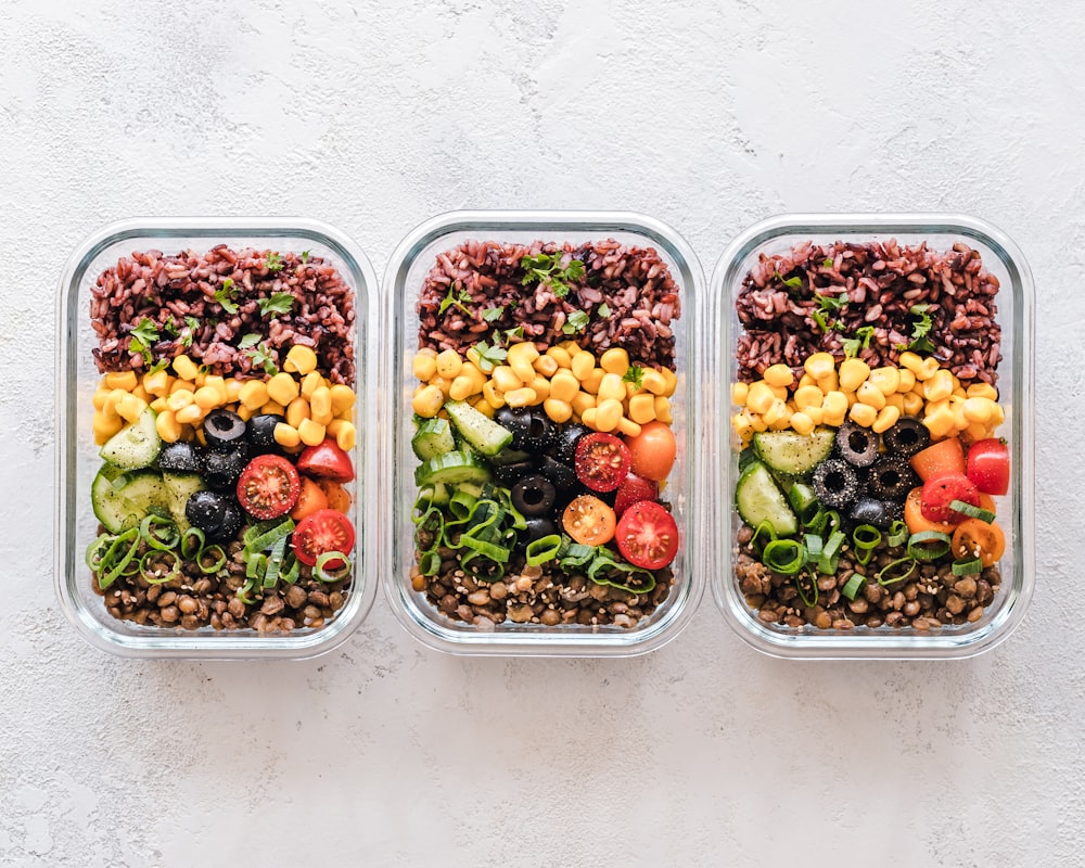 Healthy nutrition planning with fresh vegetables